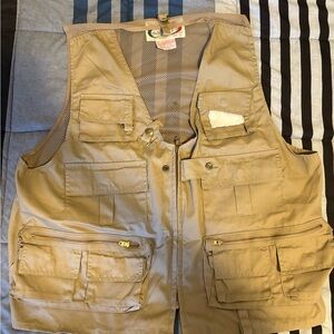 Men's Tan Utility Vest
